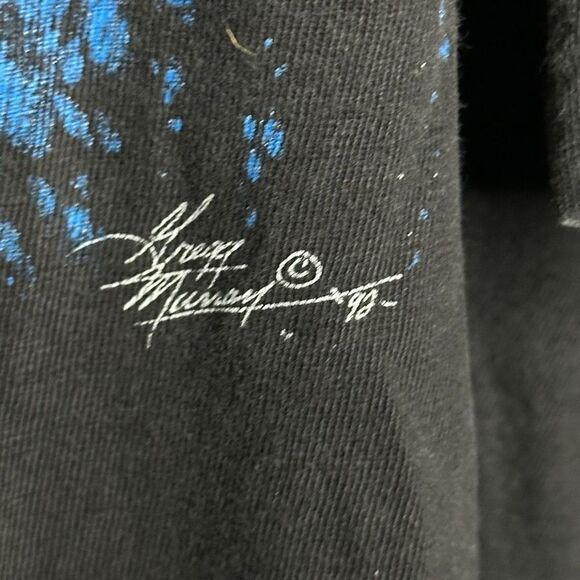 American Vintage 90s Wolf Nature T Shirt XL/XXL - Picture 4 of 5